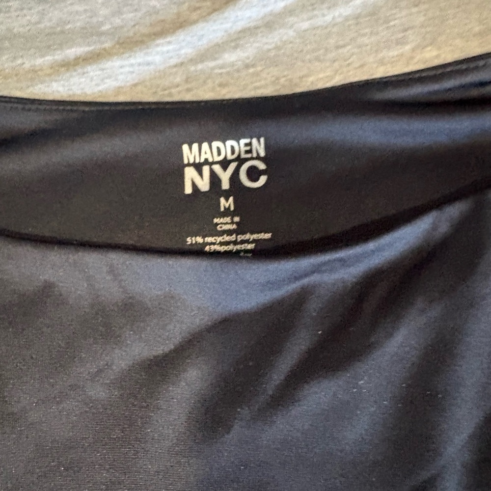 Madden NYC Women's Black Top - Classic Crew Neck